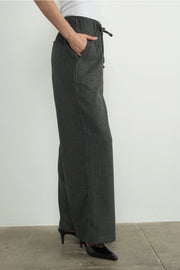 NB pin stripe pants elastic waist