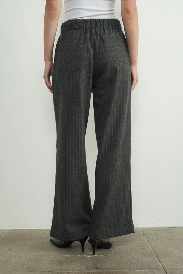 NB pin stripe pants elastic waist