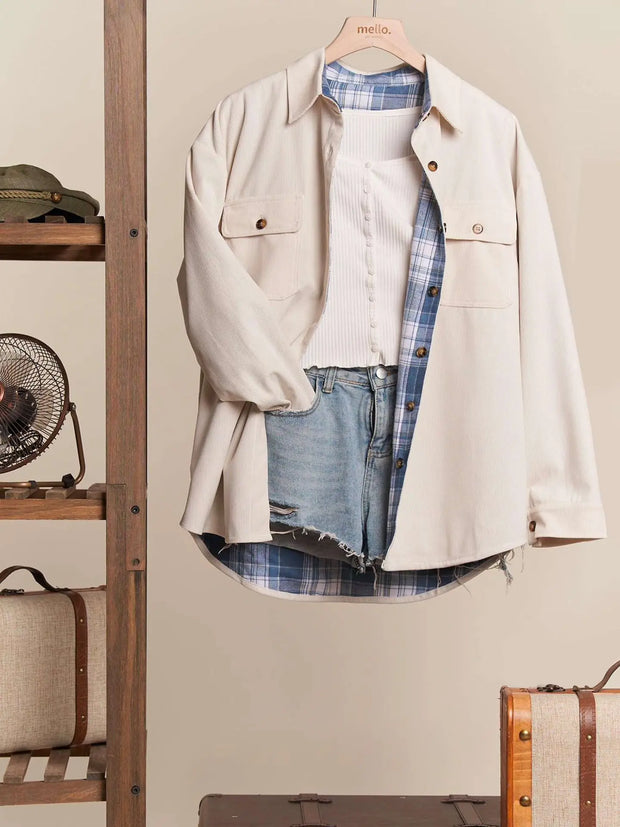 Nikki Reversible Corduroy Shirt NB