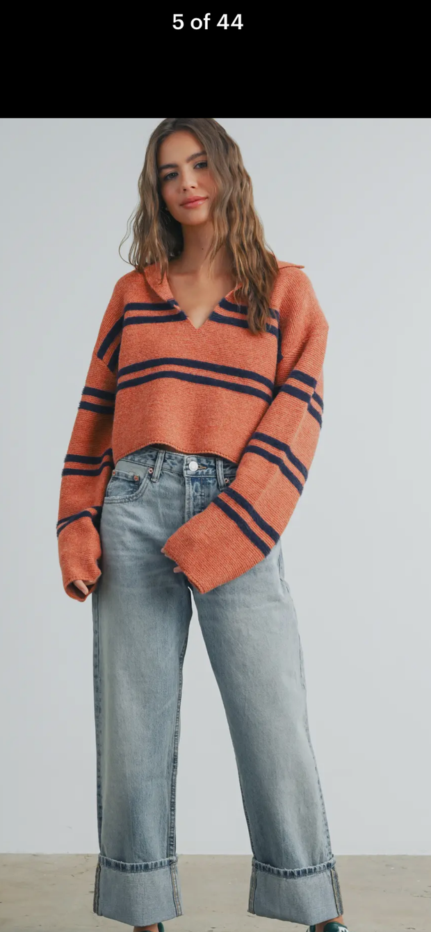 NB stripe sweater