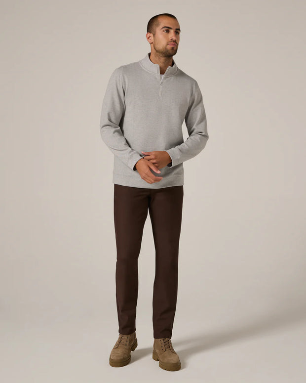 7 DIAMONDS EMBER HERRINGBONE QUARTER ZIP