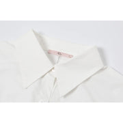 Miley Bow Accent Button Down Shirt NB