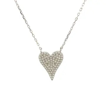Heart sterling necklace