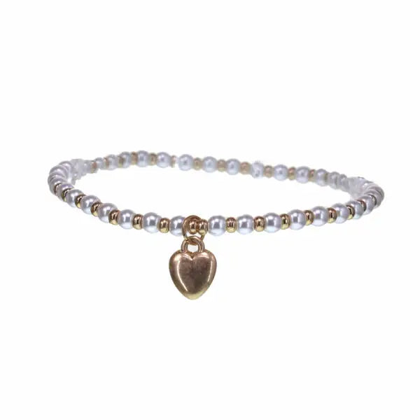 faux pearl anklet