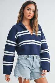 NB stripe sweater