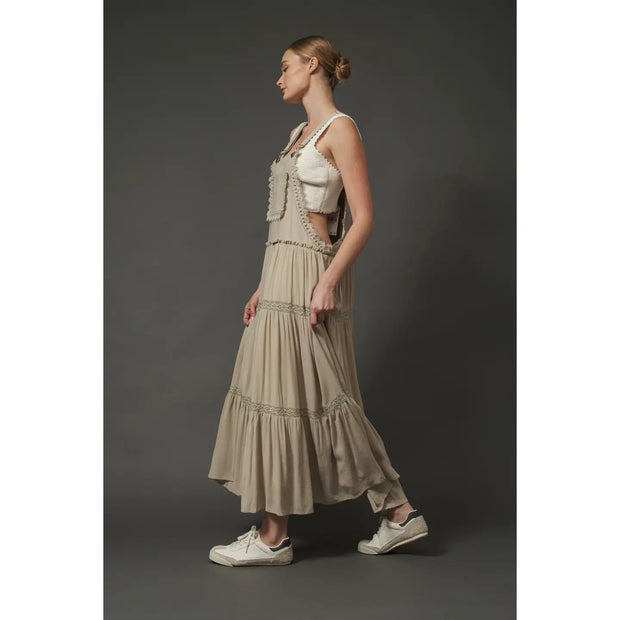 NB Overall Dress with Lace NB Overall Dress with Lace