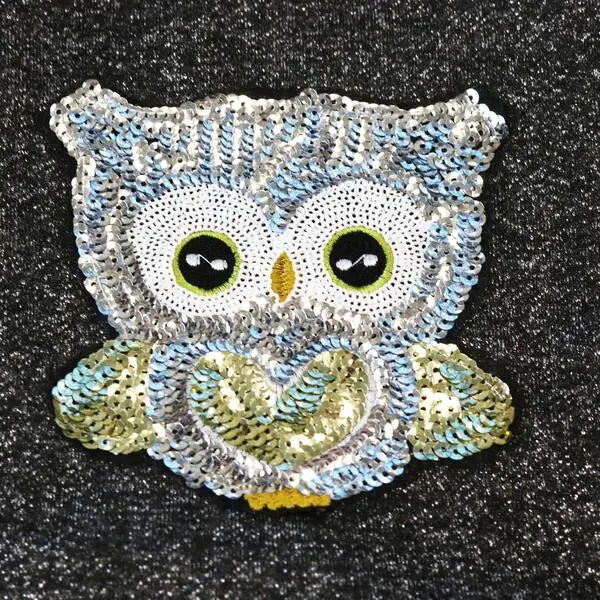 Sequin Owl Lurex Sweatshirt