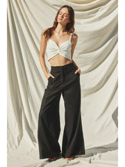 NB  Wide Leg Pants with Front Pocket