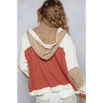 Pol Hooded Combo Shacket TGS