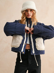 NB Sherpa Pocket Detail Quilted Jacket