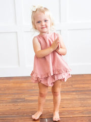 Yo Baby Blush Ruffle Set