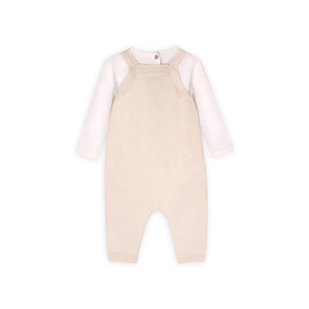 organic Animal Safari baby Knit Overall Set