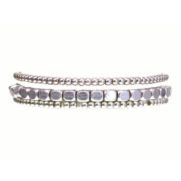 Triple Strand bead bracelet