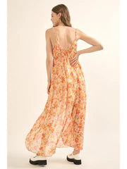 Sia Floral Strap Slip DressNB