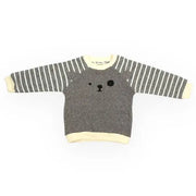 kids Little Who* Bear Face Stripy Sweatshirt