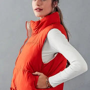 NB DEE  REVERSIBLE  CROPPED PUFF VEST