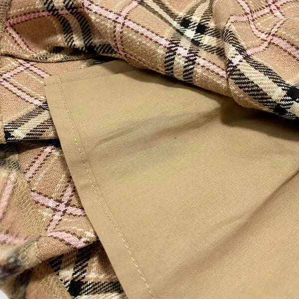 children Plaid Wooly Dress Burberry look