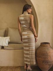 Knit Turtleneck & Skirt Set NB