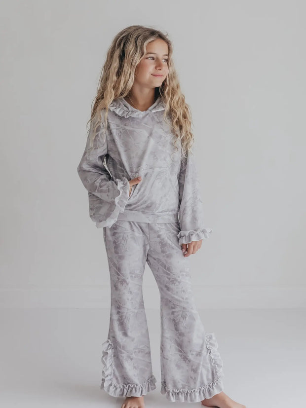 Camo Ruffle Lounge Set