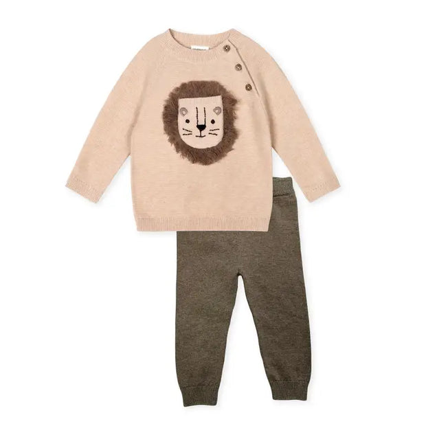 Organic Lion Sweater & Pant Set