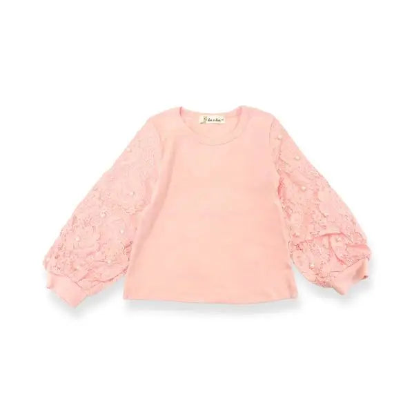 TGS Lace & Pearl Accents Top