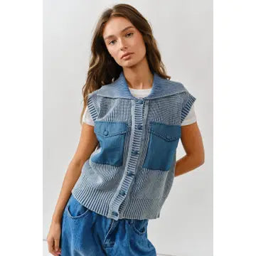 NB Annie Washed Sweater Vest