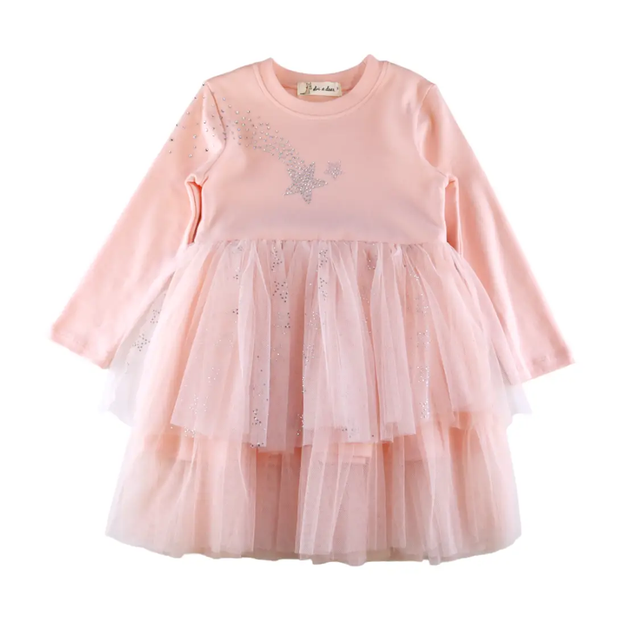 Kids Star Rhinestone Dress