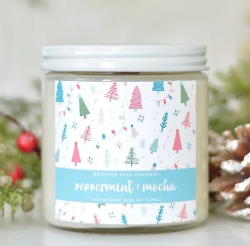 Brighter Days Peppermint + Mocha Candle