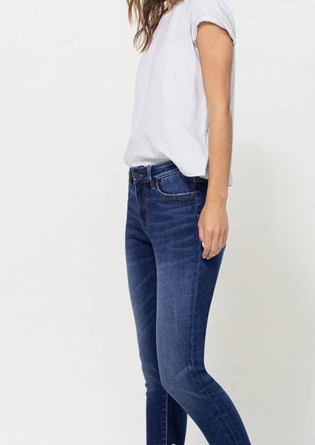 Deborah Mid Rise Ankle Skinny Jeans