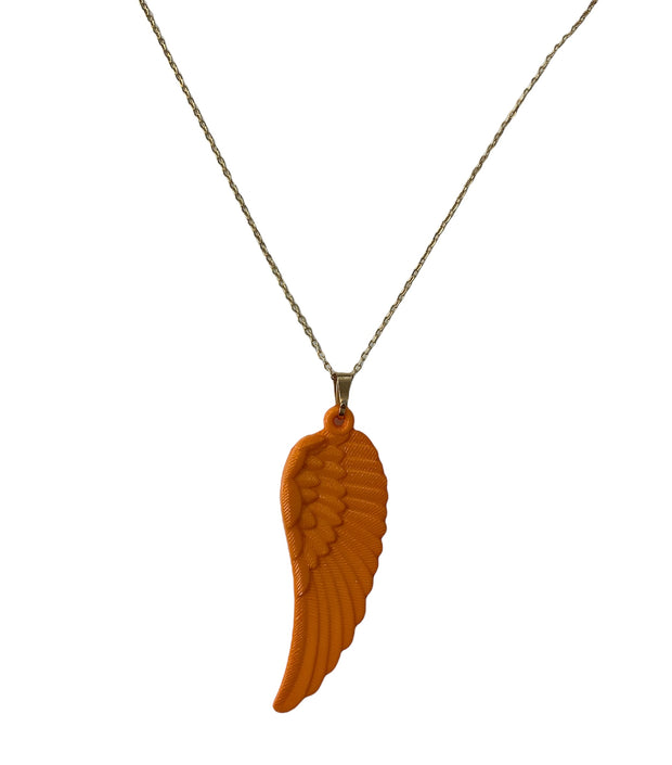 Avenue Chic Neon Wing Necklace