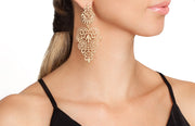 Avenue Chic Statement Lace Earrings
