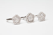 Avenue Chic Flower Two Finger Ring - The Gathering Shops