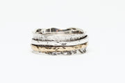 Avenue Chic Hammered Band Ring - The Gathering Shops
