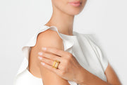 Avenue Chic Gold Hestia Ring - The Gathering Shops