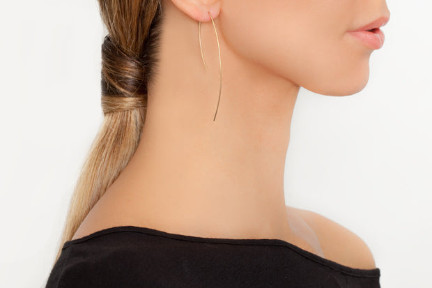 Avenue Chic Long Wire Earrings - The Gathering Shops