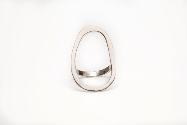 Avenue Chic Open Oval Ring - The Gathering Shops