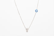 Avenue Chic Tiny Evil Eye And Hamsa Necklace - The Gathering Shops