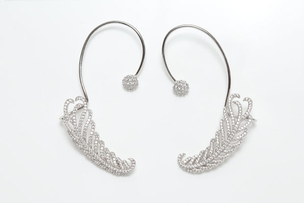 Avenue Chic Wing Ear Climber Earrings - The Gathering Shops