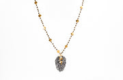 Avenue Chic Clover Orchid Necklace - The Gathering Shops