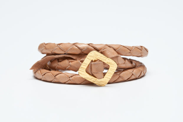 Avenue Chic Cascabel Leather Wrap Bracelet - The Gathering Shops