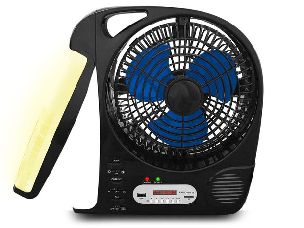 Technical Pro 5-IN-1 Rechargeable Fan With Bluetooth Speaker Radio - The Gathering Shops