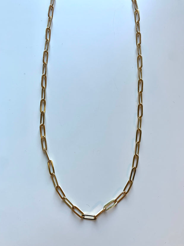 Avenue Chic Plain Cable Chain Necklace