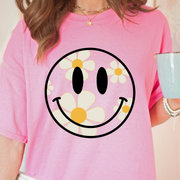 Happy Spring Pink Graphic Tee