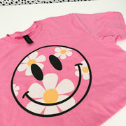 Happy Spring Pink Graphic Tee