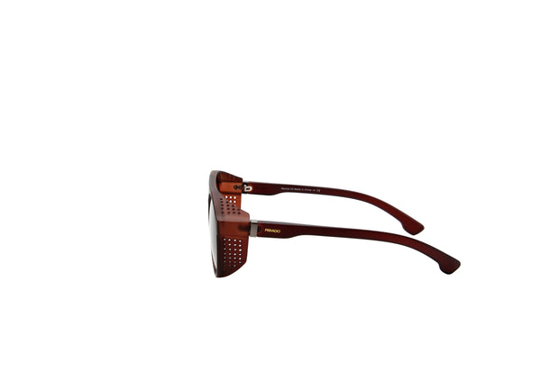 Privado Eyewear Matte Brown Noctua Sunglasses