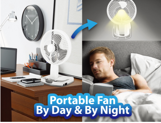 Technical Pro Rechargeable Fan LED Work Light - The Gathering Shops