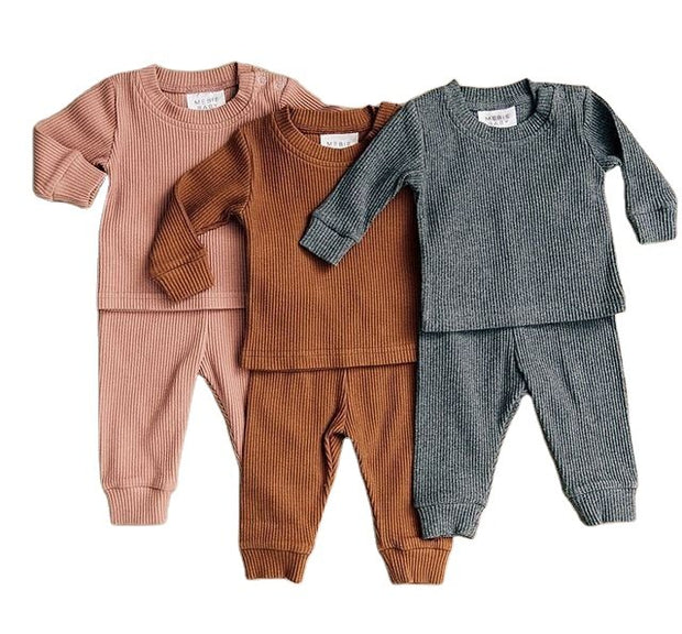 Bare Baby Ribbed Two Piece Set