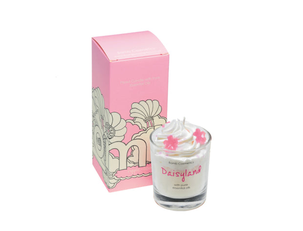 DaisyLand Piped Glass Candle